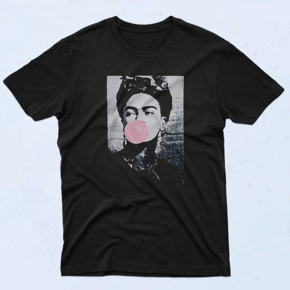 Frida Kahlo Bubble Gum 90S T Shirt Retro